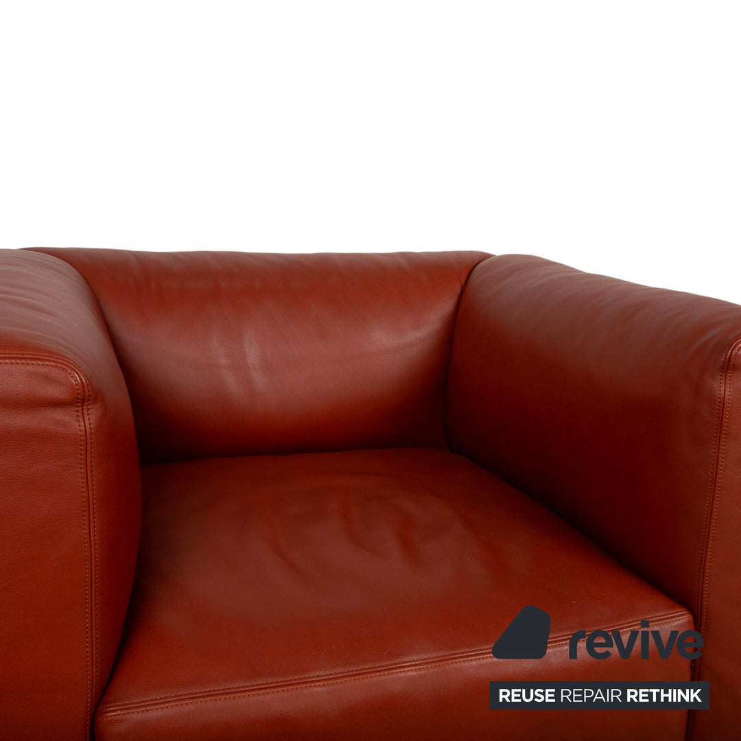 Walter Knoll Living Landscape 755 Leder Sessel Rot Terracotta