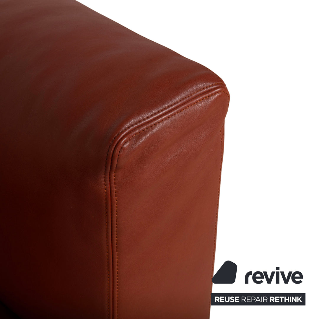 Walter Knoll Living Landscape 755 Leder Sessel Rot Terracotta