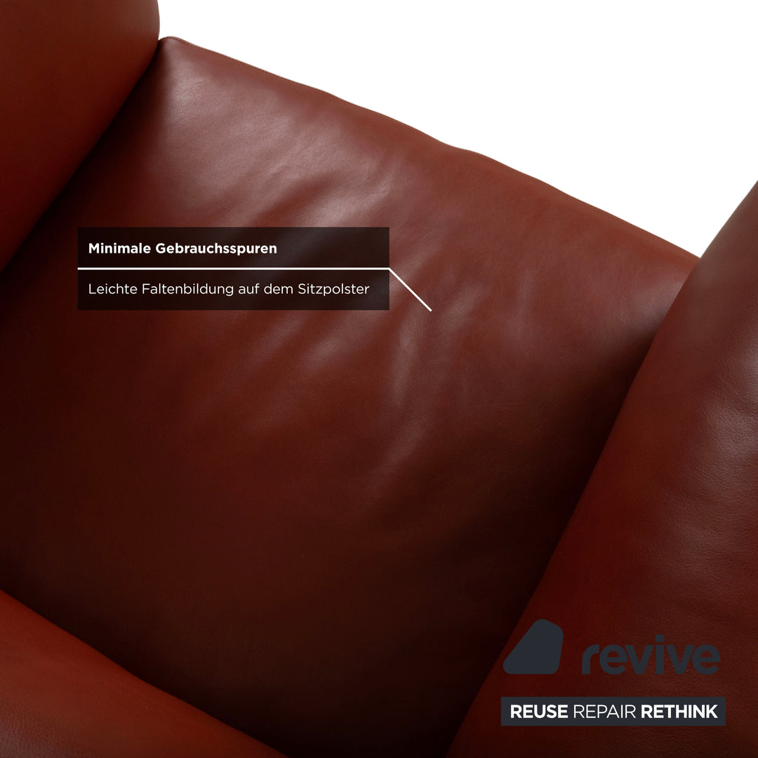 Walter Knoll Living Landscape 755 Leder Sessel Rot