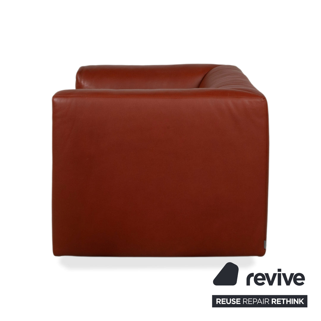 Walter Knoll Living Landscape Garnitur 2x 755 Leder Sessel Rot