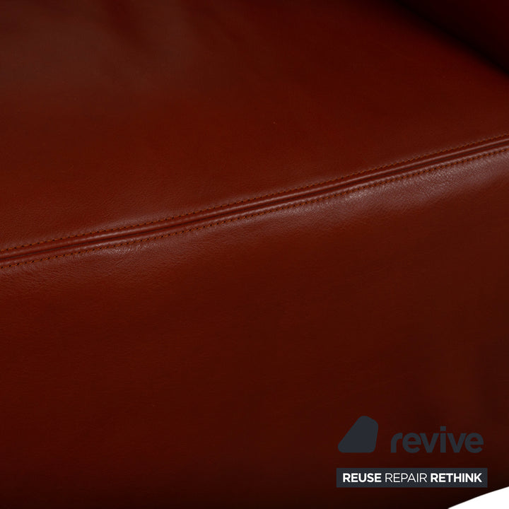 Walter Knoll Living Landscape Garnitur 2x 755 Leder Sessel Rot
