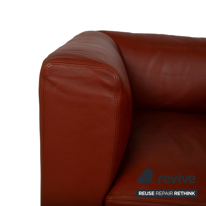 Walter Knoll Living Landscape Garnitur 2x 755 Leder Sessel Rot