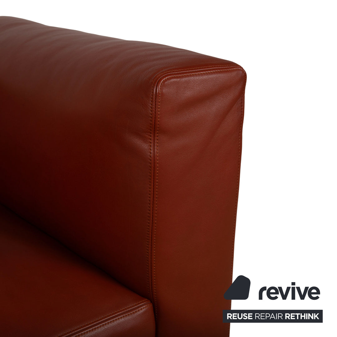 Walter Knoll Living Landscape Garnitur 2x 755 Leder Sessel Rot