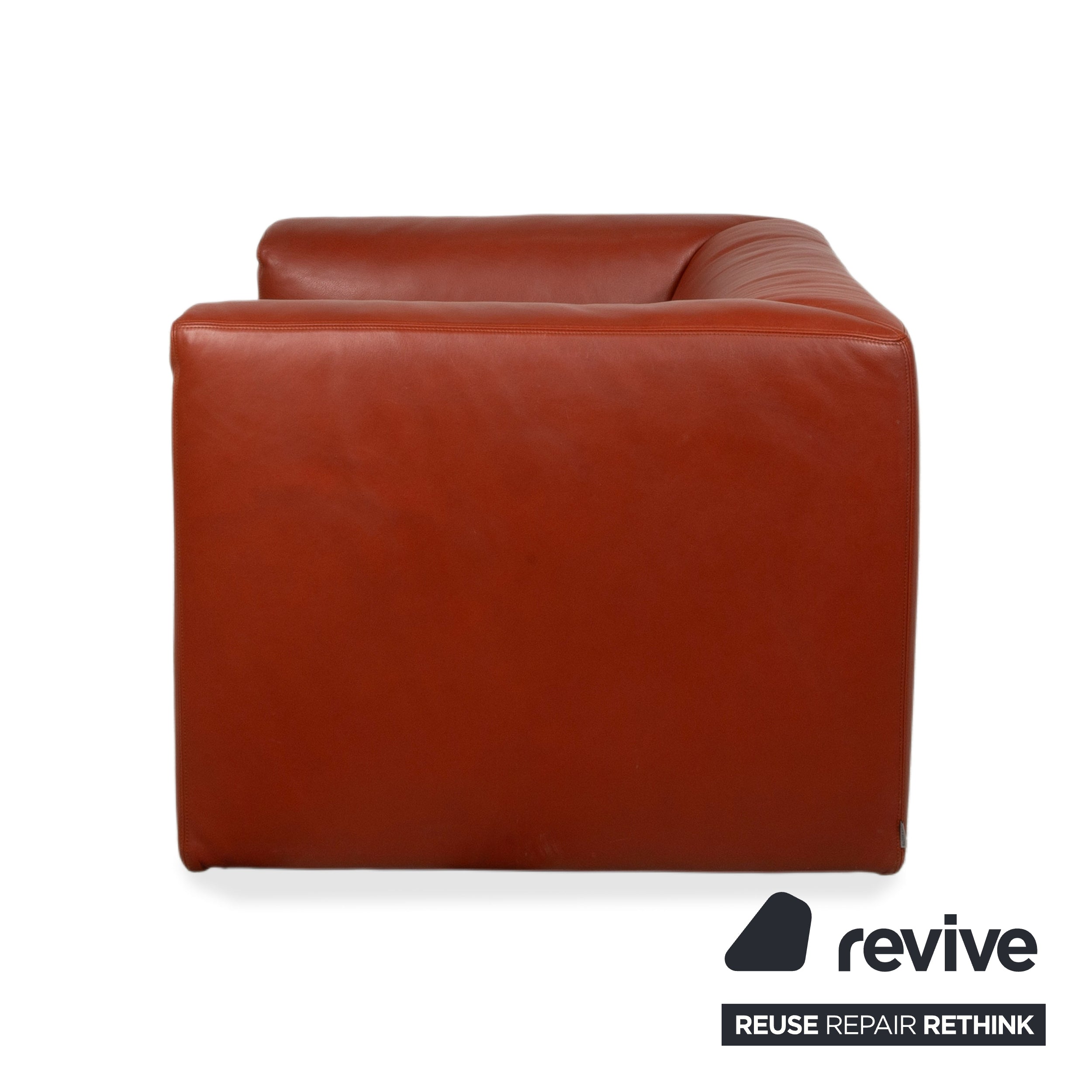 Walter Knoll Living Landscape Garnitur 3x 755 Leder Sessel Rot Terracotta