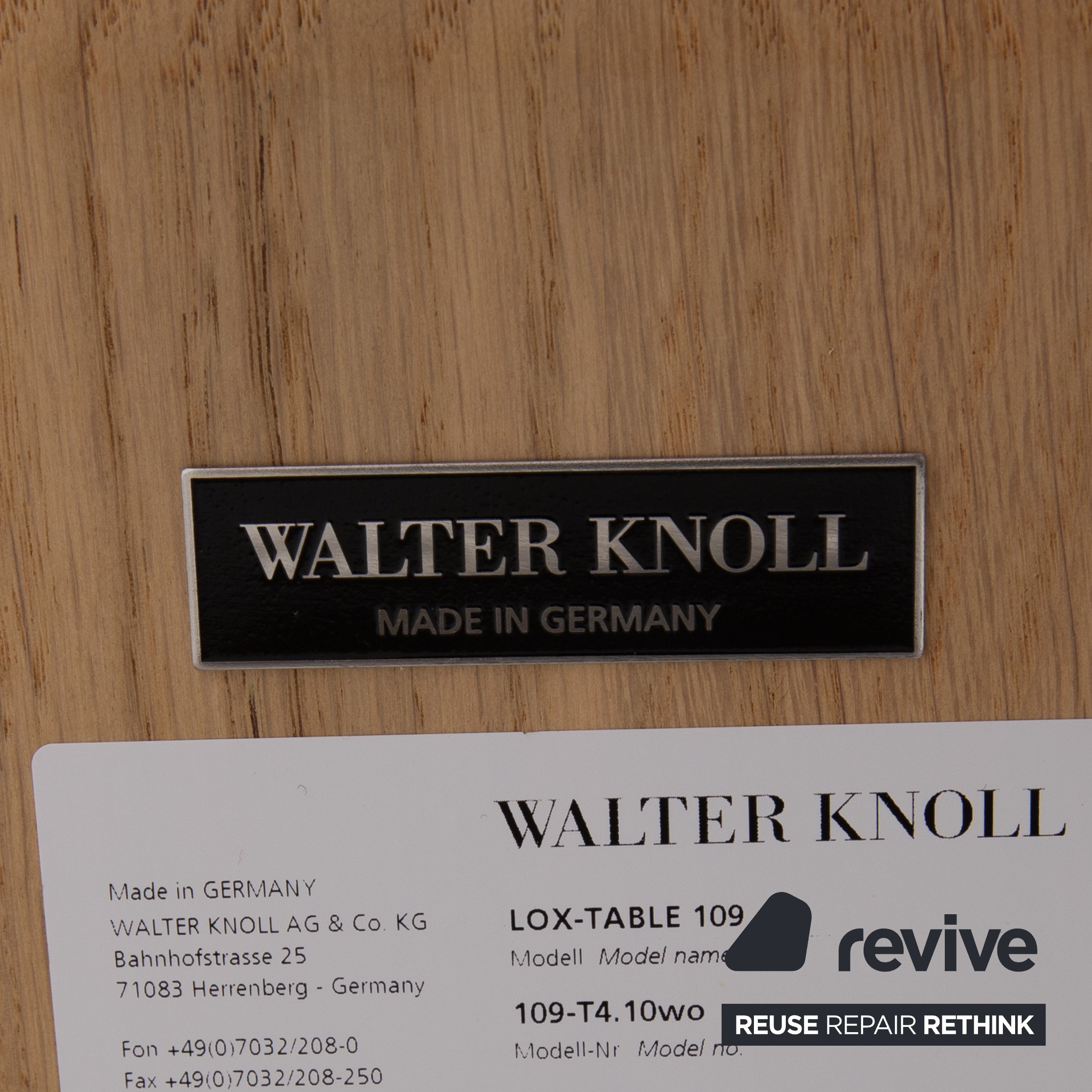 Walter Knoll Lox Holz Esstisch Braun Esszimmer