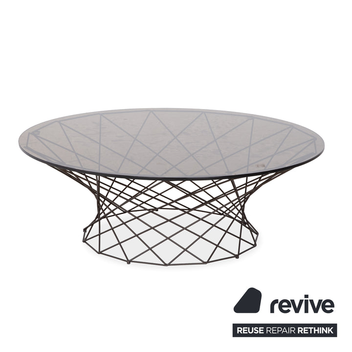 Table basse Walter Knoll Oota marron foncé