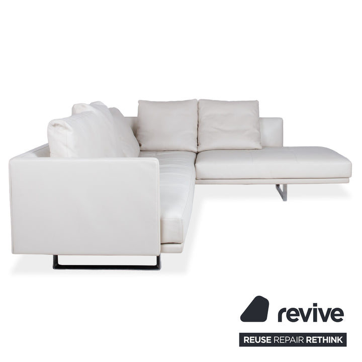 Walter Knoll Prime Time Leder Ecksofa Beige Sofa Couch