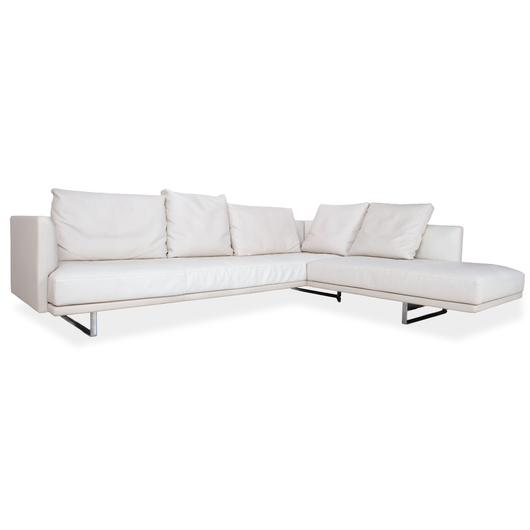 Walter Knoll Prime Time Leder Ecksofa Beige Sofa Couch