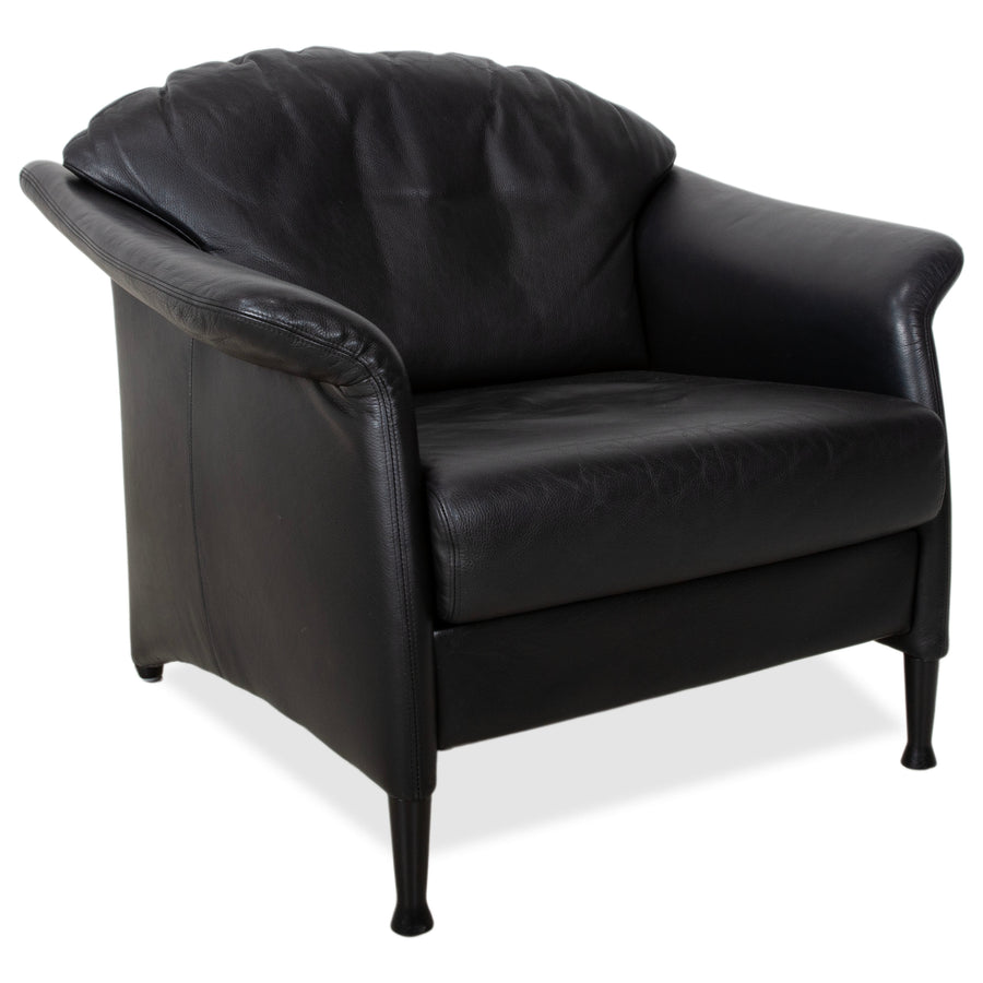 Walter Knoll Scarlett Leder Sessel Schwarz