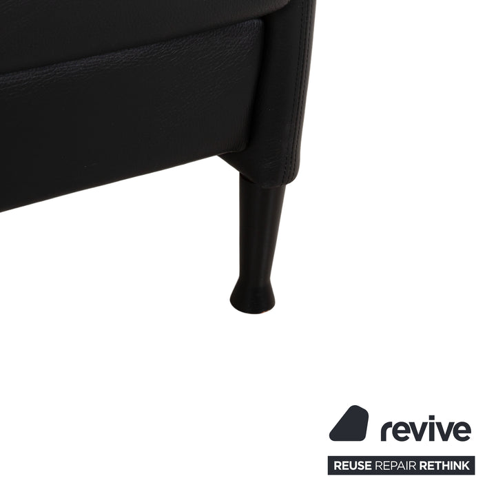 Walter Knoll Scarlett Leder Sessel Schwarz