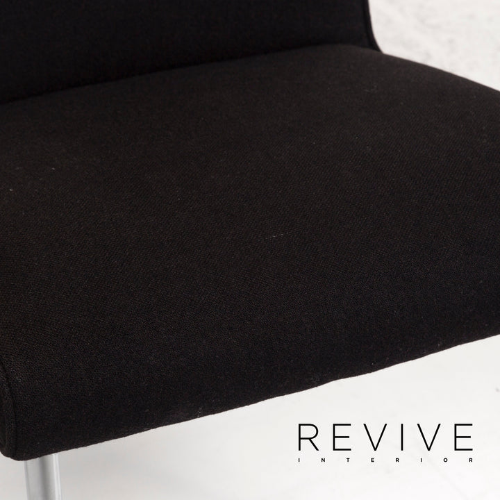 Walter Knoll Fabric Armchair Black Chair #12633