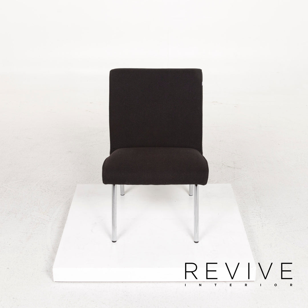 Walter Knoll Fabric Armchair Black Chair #12633