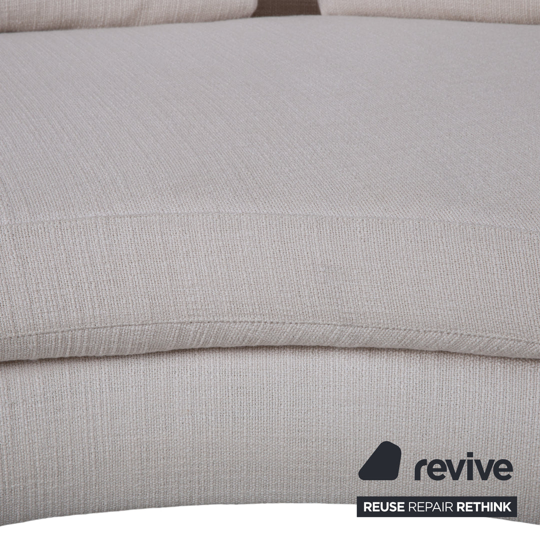 Walter Knoll Tama Fabric Corner Sofa Cream Beige Sofa Couch
