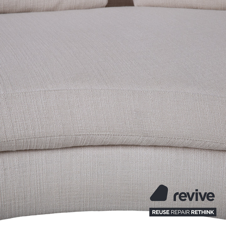 Walter Knoll Tama Fabric Corner Sofa Cream Beige Sofa Couch