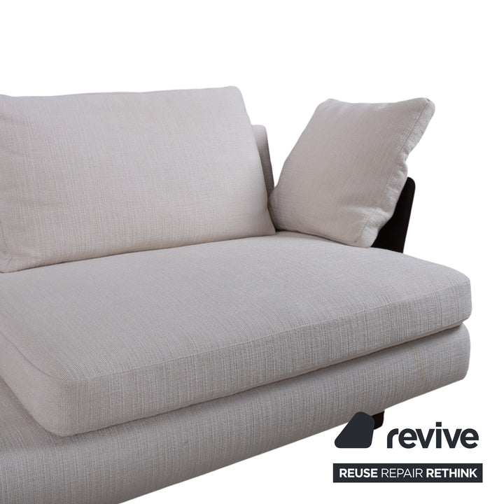 Walter Knoll Tama Fabric Corner Sofa Cream Beige Sofa Couch