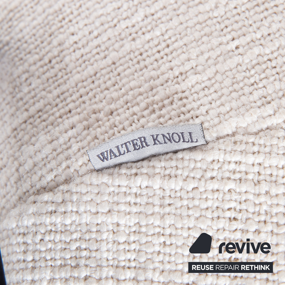 Walter Knoll Tama Stoff Hocker Creme