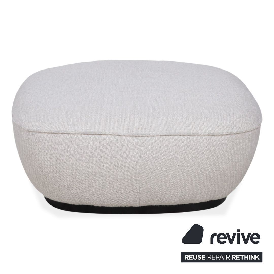 Walter Knoll Tama Stoff Hocker Creme