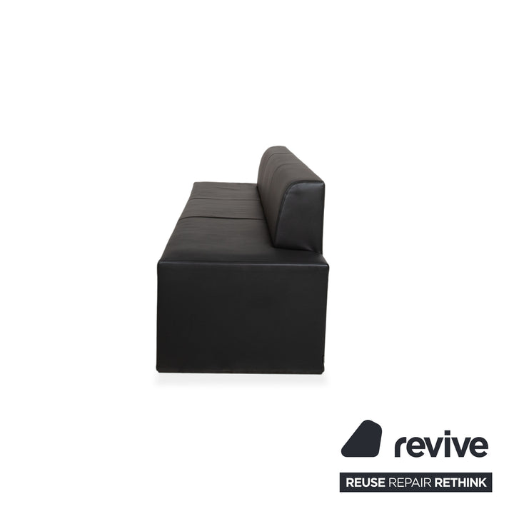 Walter Knoll Together Bench Leather Black