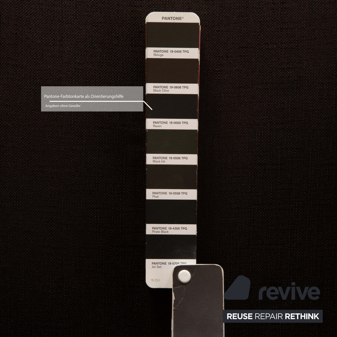 Walter Knoll Turtle Chair Fabric Armchair Brown Black