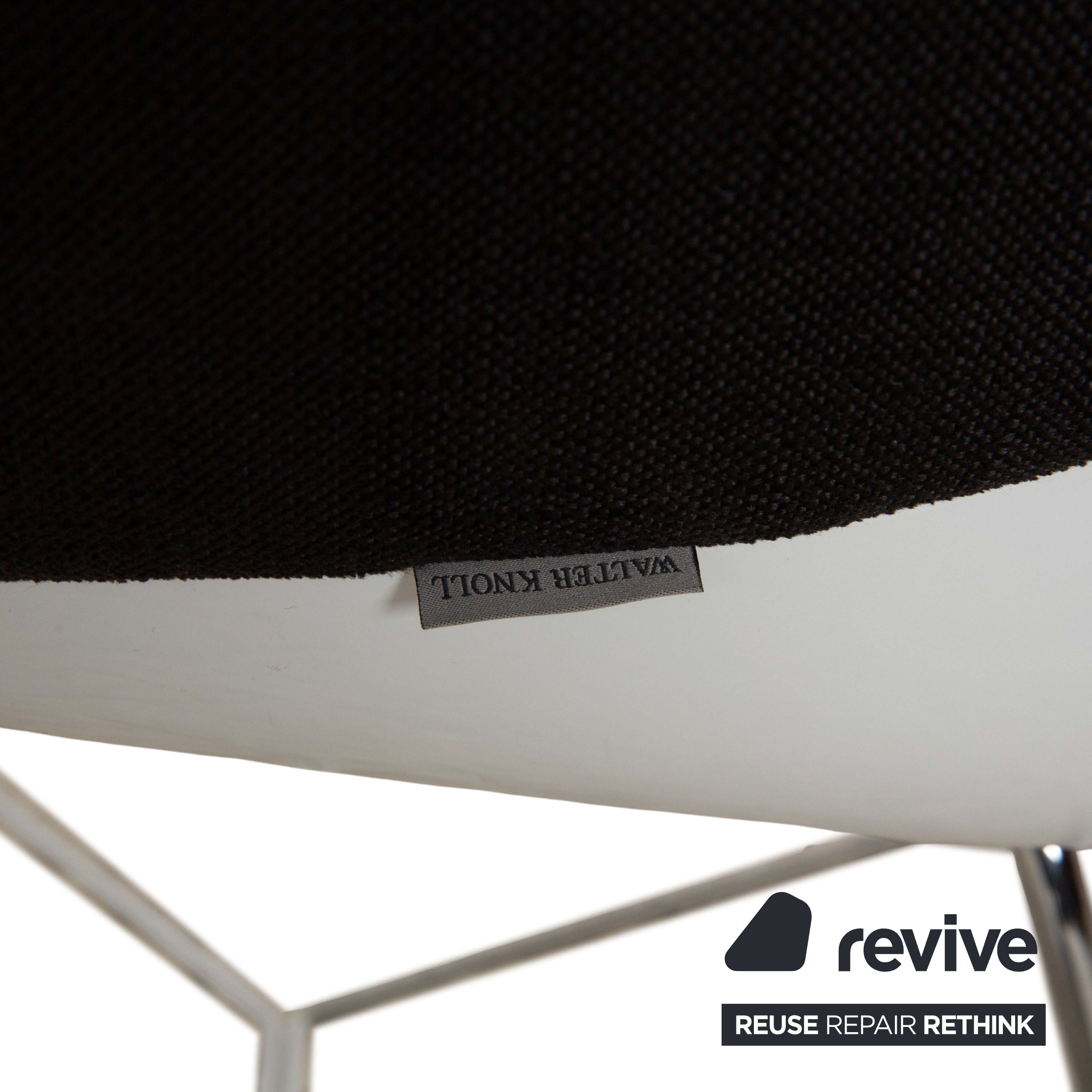 Walter Knoll Turtle Chair Fabric Armchair Brown Black
