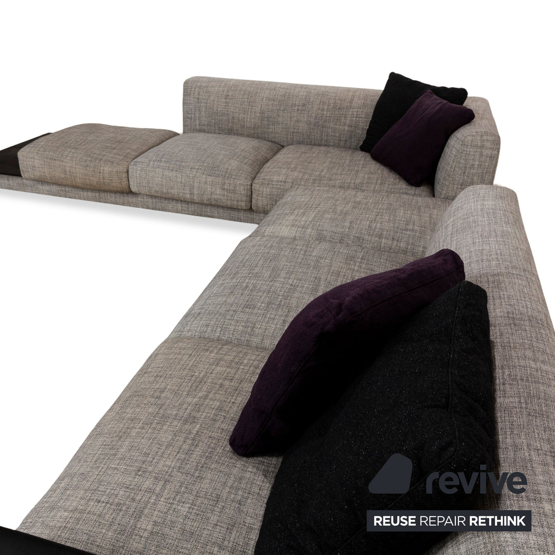 Walter Knoll Yuuto Stoff Ecksofa Grau Sofa Couch