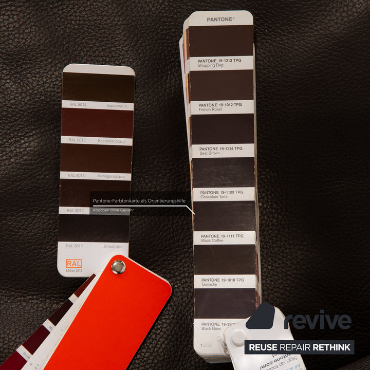 Who's Perfect Boston Leather Corner Sofa Brown Chaise longue right manual function