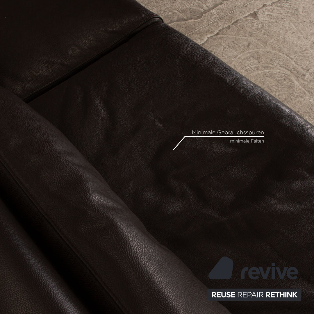 Who's Perfect Boston Leather Sofa Set Brown Corner Sofa Stool Recamiere Right Manual Function