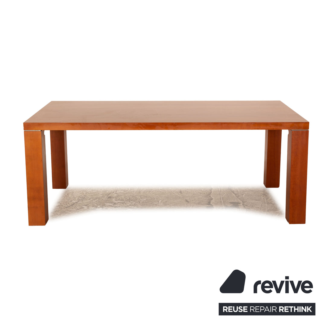 Who's Perfect wooden dining table brown 200 x 75 x 100 cm