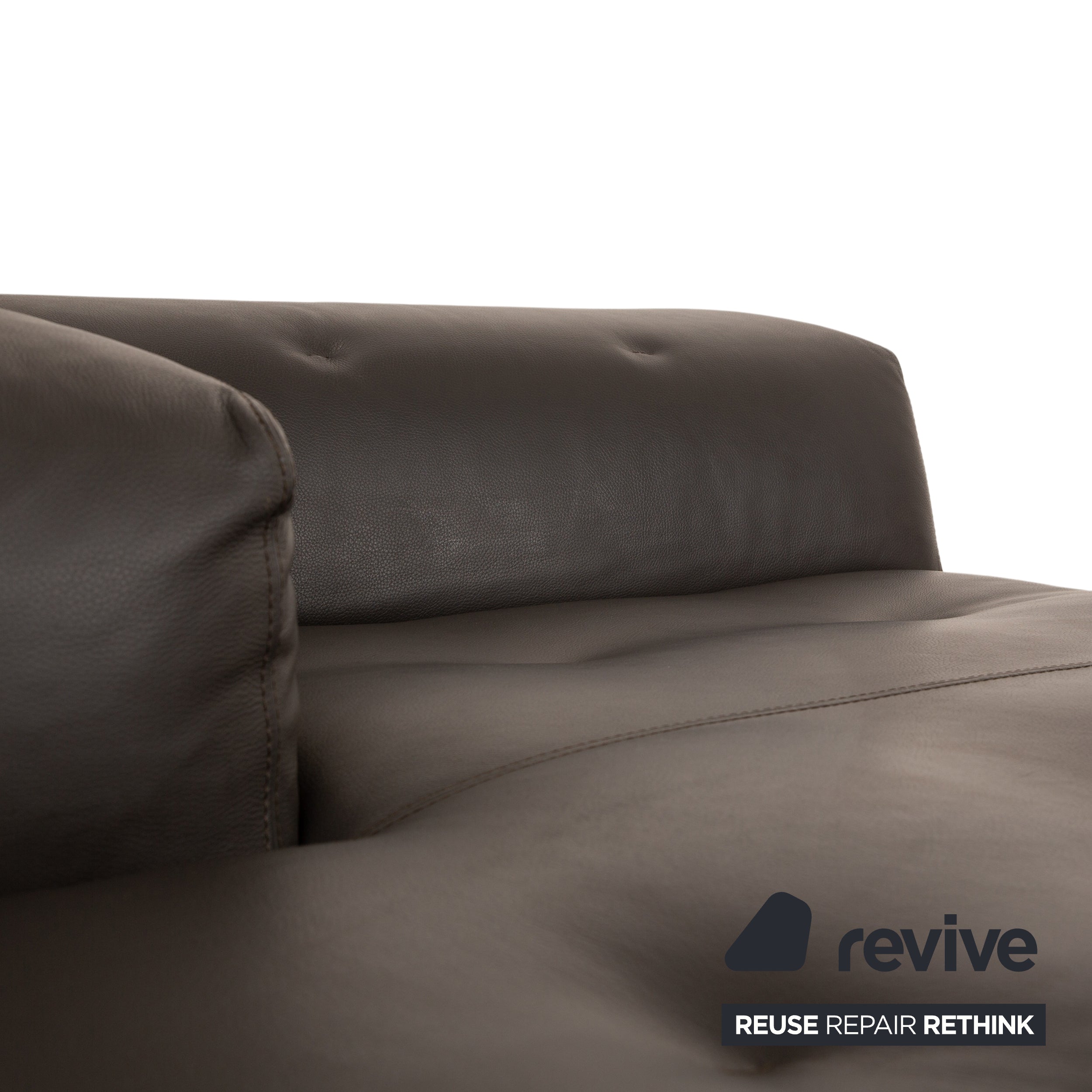 Who's Perfect Leather Daybed Grey Anthracite Daybed manual function