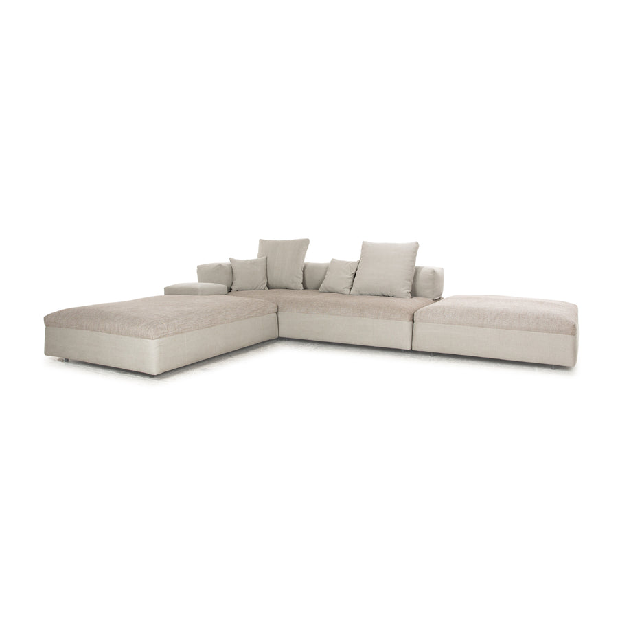 Désirée Who's Perfect Monopoli Stoff Ecksofa Grau Beige Sofa Couch