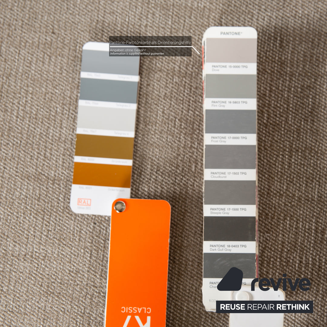 Désirée Who's Perfect Monopoli Stoff Ecksofa Grau Beige Sofa Couch