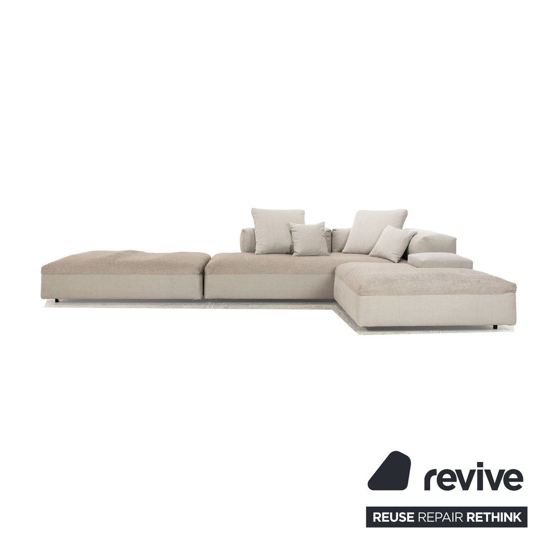 Désirée Who's Perfect Monopoli Stoff Ecksofa Grau Beige Sofa Couch
