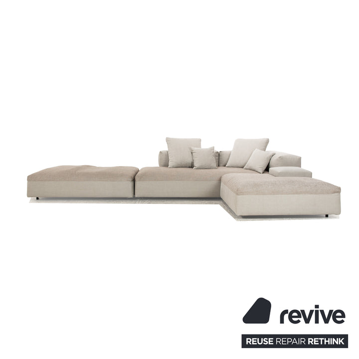 Désirée Who's Perfect Monopoli Stoff Ecksofa Grau Beige Sofa Couch