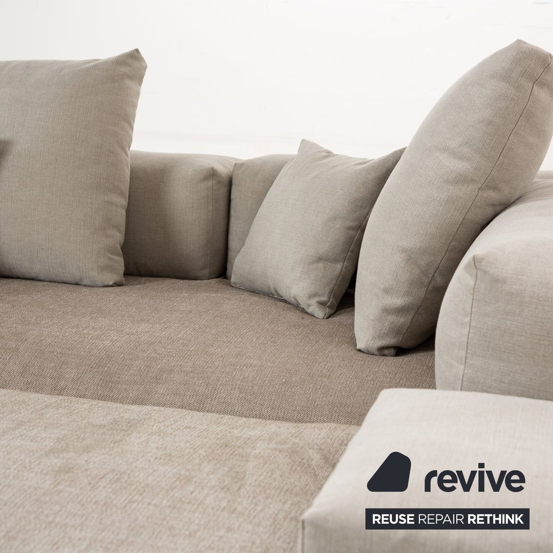 Désirée Who's Perfect Monopoli Stoff Ecksofa Grau Beige Sofa Couch