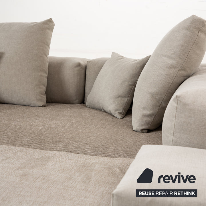 Désirée Who's Perfect Monopoli Stoff Ecksofa Grau Beige Sofa Couch