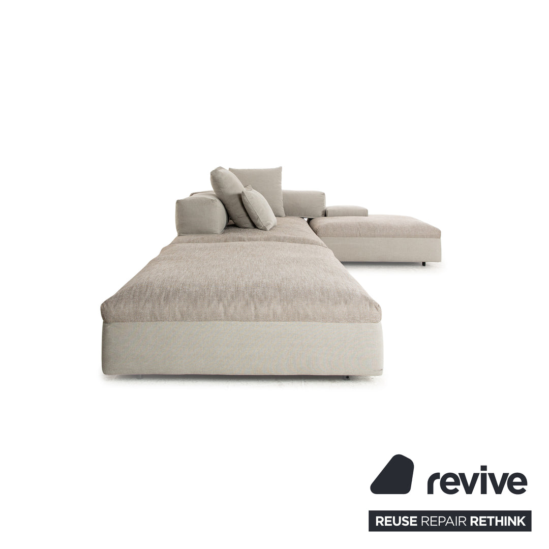 Désirée Who's Perfect Monopoli Stoff Ecksofa Grau Beige Sofa Couch