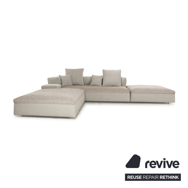 Désirée Who's Perfect Monopoli Stoff Ecksofa Grau Beige Sofa Couch