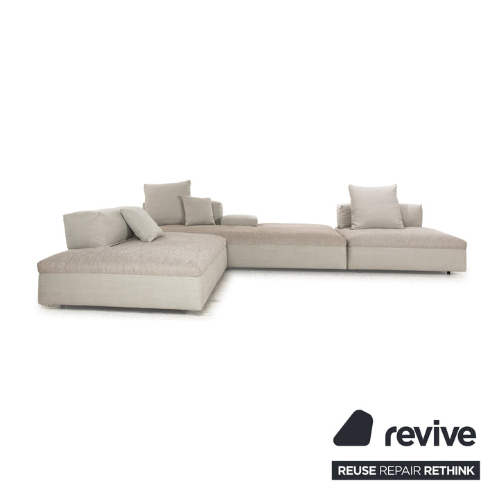 Désirée Who's Perfect Monopoli Stoff Ecksofa Grau Beige Sofa Couch