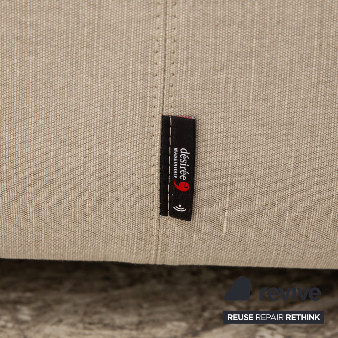 Désirée Who's Perfect Monopoli Stoff Ecksofa Grau Beige Sofa Couch