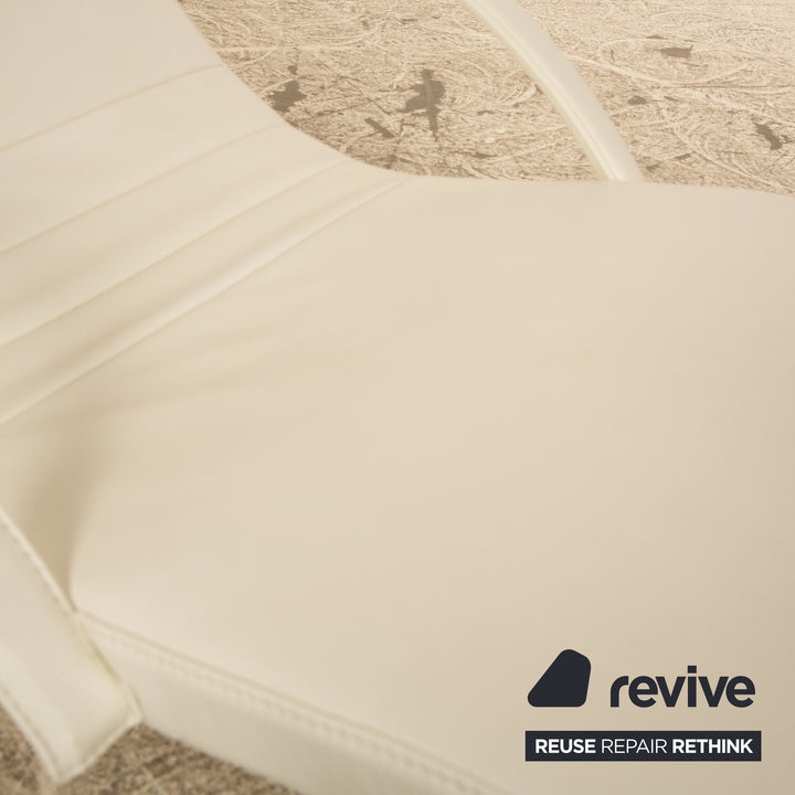 Who's Perfect Vulcano Leather Lounger Cream