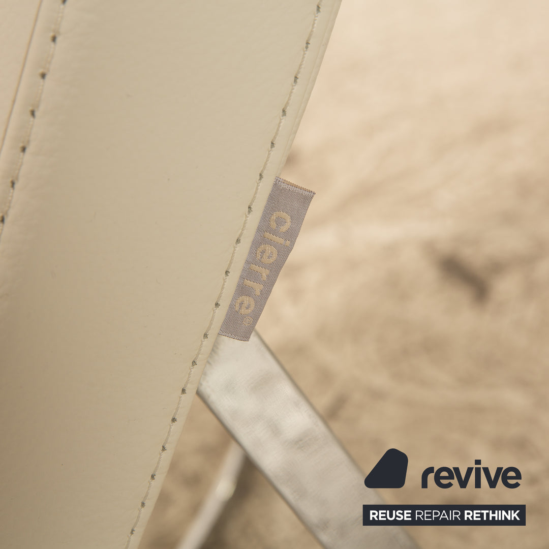 Who's Perfect Vulcano Leather Lounger Cream