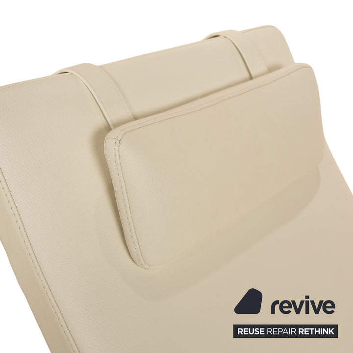 Who's Perfect Vulcano Leather Lounger Cream