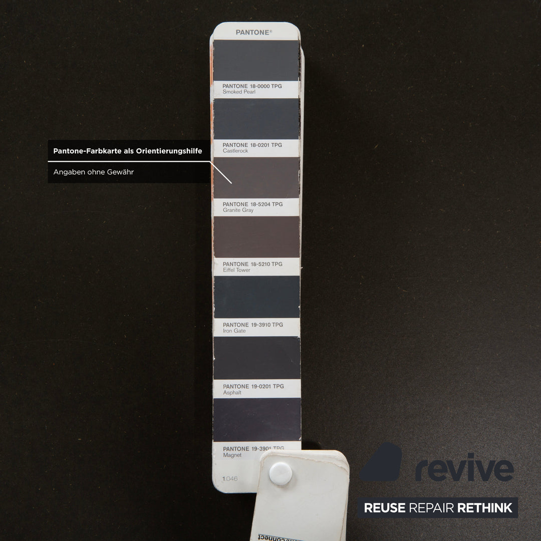 Wilkhahn wooden sideboard, black anthracite, chest of drawers