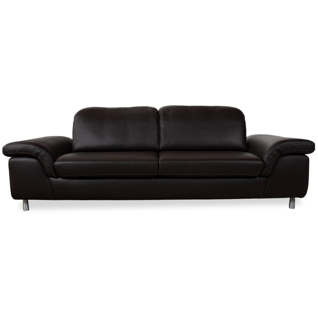 Willi Schillig 29830 Leder Zweisitzer Dunkelbraun Sofa Couch manuelle Funktion