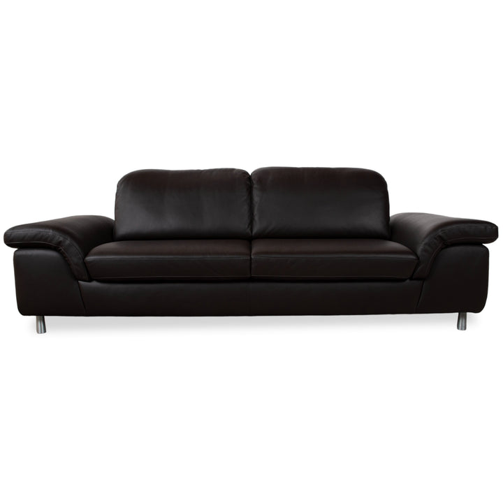 Willi Schillig 29830 Leder Zweisitzer Dunkelbraun Sofa Couch manuelle Funktion