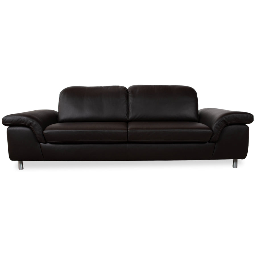Willi Schillig 29830 Leder Zweisitzer Dunkelbraun Sofa Couch manuelle Funktion
