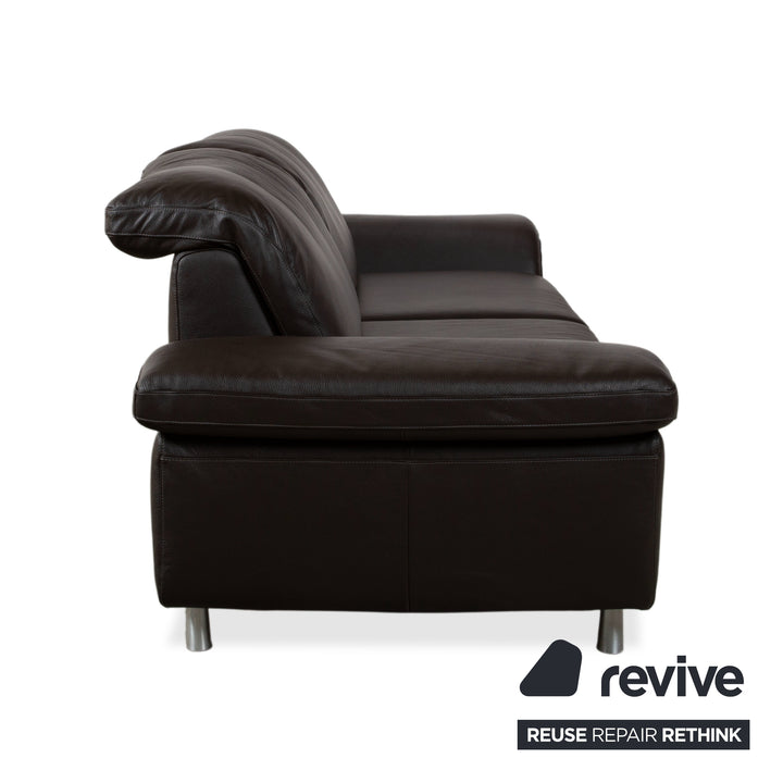 Willi Schillig 29830 Leder Zweisitzer Dunkelbraun Sofa Couch manuelle Funktion