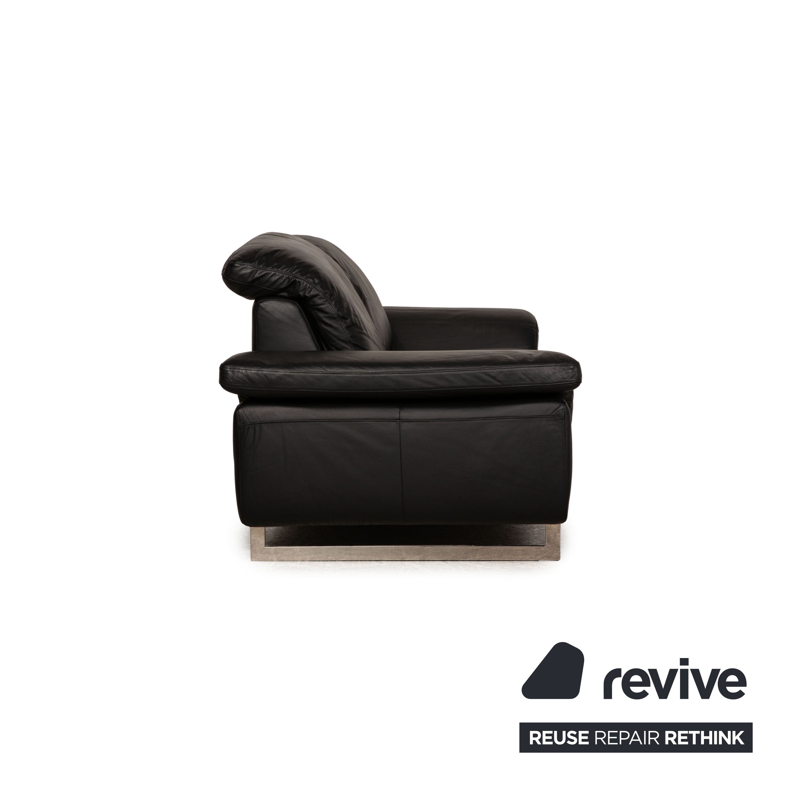 Willi Schillig 29830 Leder Zweisitzer Schwarz Funktion Sofa Couch