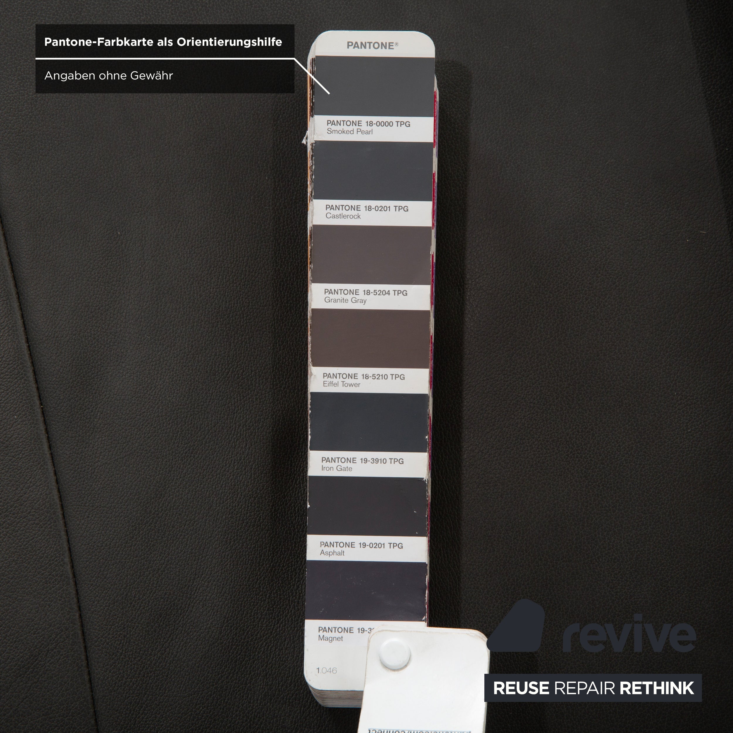 Willi Schillig Broadway Leder Ecksofa Hocker Dunkelgrau Anthrazit Sofa Couch manuelle Funktion