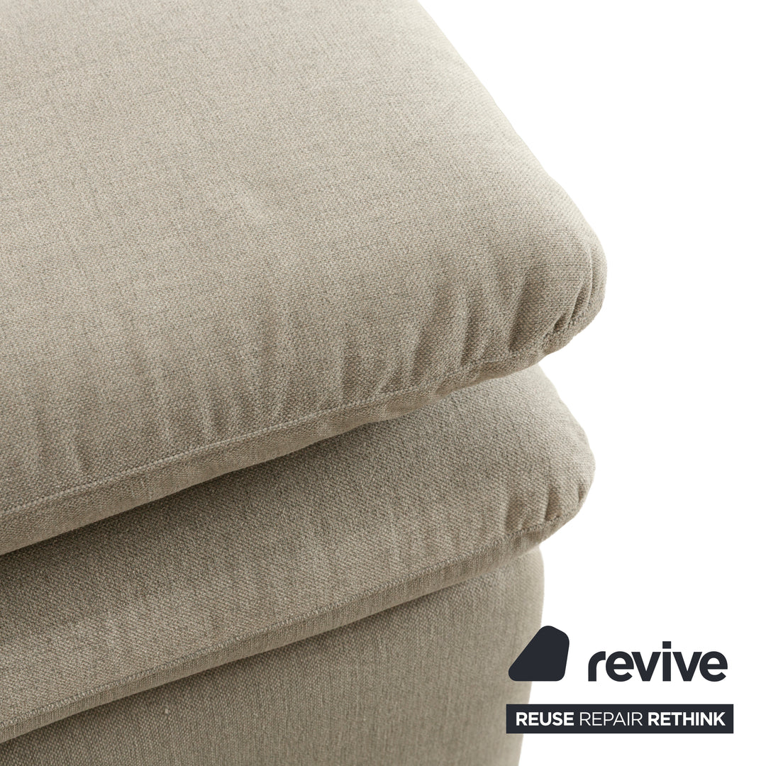 Willi Schillig Brooklyn Stoff Zweisitzer Grau Beige manuelle Funktion Sofa Couch